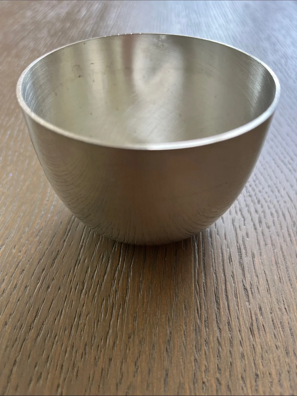 Vintage Kirk Stieff Jefferson Cups, monogrammed with the letter A
